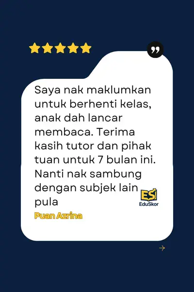 Testimoni ibu bapa EduSkor 1